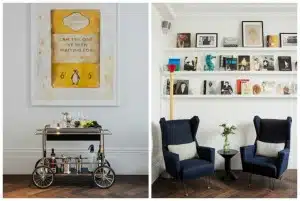 Laslett Hotel, Notting Hill Library and curated walls