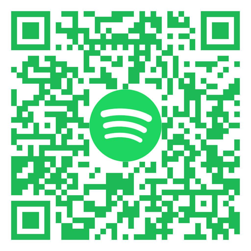 QR Code linked to a spotify podcast channel